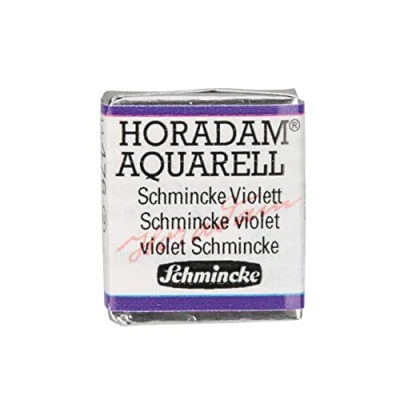 Abbildung von Schmincke HORADAM® AQUARELL feinste Künstler Aquarellfarben, 476 Violett, 14 044, 1/2 Näpfchen