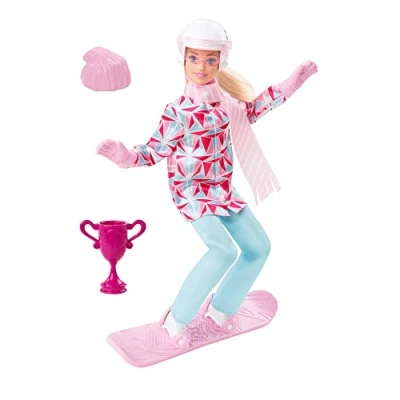 Abbildung von Mattel® Puppen Accessoires Set Mattel HCN32 Barbie You can be anything Wintersport Puppe mit Zu