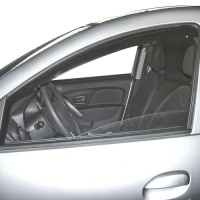 Abbildung von Windabweiser Regenabweiser kompatibel mit Dacia Sandero Stepway Logan MCV 2013 2020 Dunkel
