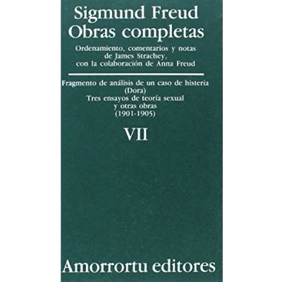 Abbildung von obras Completas Vol.VII: «Fragmento de análisis un caso histeria» (caso «Dora»), Tres ensayos teoría sexual, y otras (1901 1905) (Obras Sigmund Freud)