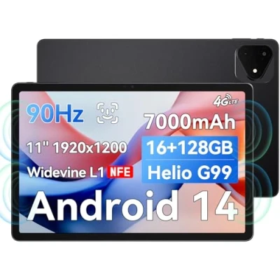 Abbildung von ALLDOCUBE iPlay 60 Pro 11&quot; Tablet, 90Hz FHD (1920x1200), Android 14, 16GB RAM (6+10)+128GB+512GB erweiterbar, Helio G99 Octa Core, Widevine L1, 7000mAh, 4 Lautsprecher, 4G/Wifi5, PD 18W