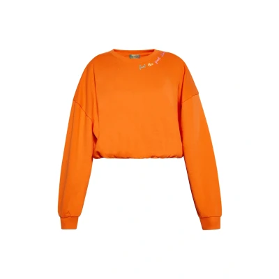 Abbildung von myMo Cobranded WITH Ebeeza Sweatshirt, Damen, Größe: 42, Orange