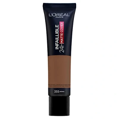 Abbildung von L&#039;Oréal Paris Infaillible 32H Matte Cover Foundation, Damen, Größe: 30 ml, 355 terre de sienne/sienna