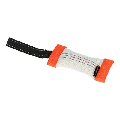 Abbildung von Kerbl Pet 80774 Trainingsdummy mit Schlaufe, 16 x 6 cm, weiß/orange