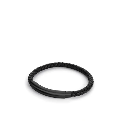 Abbildung von Fynch Hatton Fynchhatton Armband, Herren, Größe: One Size, Schwarz
