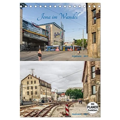 Abbildung von Jena im Wandel (Tischkalender 2025 DIN A5 hoch), CALVENDO Monatskalender