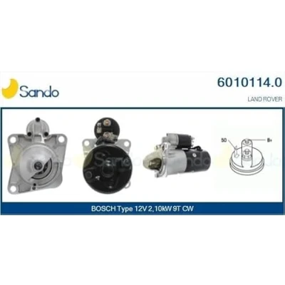Abbildung von CASCO CST10114AS Anlasser 12V 2,10kW 9 CPS0065 M8 92mm LAND ROVER: Defender SUV, Range Rover 2, Discovery 2