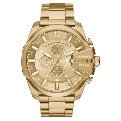 Abbildung von Diesel Chronograph, Herren, Größe: One Size, Goldfarben
