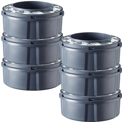 Abbildung von Tommee Tippee Windeleimer Nachfüllkassetten für Twist &amp; Click, nachhaltiger antibakterieller GREENFILM, 6er Pack