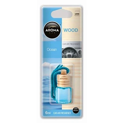 Abbildung von AROMA CAR Wood A63109 Lufterfrischer Flasche, Blisterpack 6 mit Verschlussstopfen