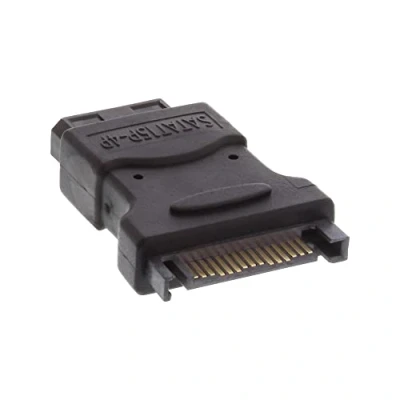 Abbildung von InLine 29677 SATA Stromadapter, 1x 13,34cm (5,25&quot;) Stecker an 15pol Buchse