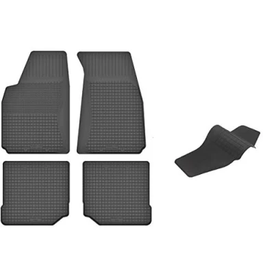 Abbildung von Gummimatten mit Tunnel kompatibel Audi 80 B3 B4 (1986 1994) ideal angepasst 5 Teile EIN Set