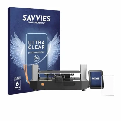 Abbildung von Savvies 6 Stück Schutzfolie für Anycubic Kobra 3 Displayschutz Folie Ultra Transparent