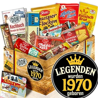 Abbildung von Keks Schachtel/DDR Box/Legenden 1970 / Geschenke