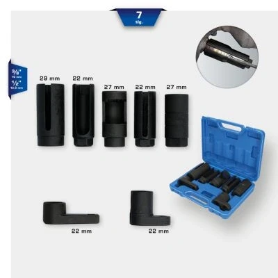 Abbildung von KS TOOLS BT601020 Steckschlüsseleinsatz Set 7 1/2, 3/8Zoll Vierkant