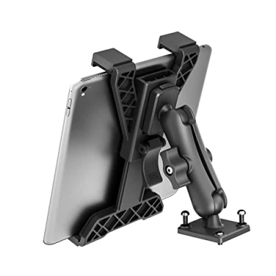 Abbildung von OHLPRO Robuste Bohrbasis Tablet Halterung Auto Dashboard, für iPad/iPad Mini Samsung Galaxy (alle 7&quot; 11,5&quot;) Tablets,für Schreibtische/Autos/ideal Wand oder LKW /Nutzfahrzeuge Armaturenbrett