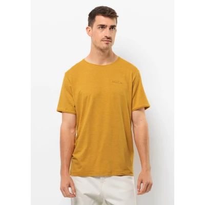 Abbildung von Jack Wolfskin Travel Sport Tshirt, Herren, Größe: Small, Curry