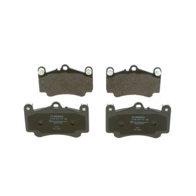 Abbildung von BOSCH 0 986 494 710 Bremsbelagsatz Low Metallic mit Anti Quietsch Blech PORSCHE: 911 Coupe, Cabrio, Targa