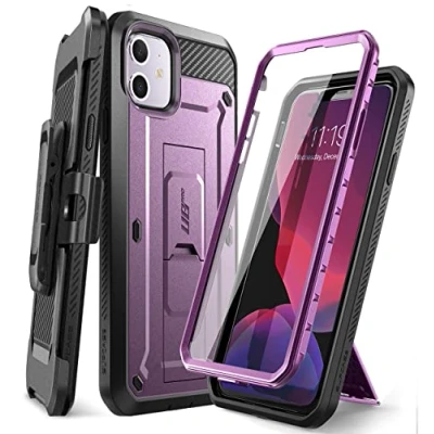 Abbildung von SUPCASE Outdoor Hülle für iPhone 11 (6.1‘’) 360 Grad Handyhülle Bumper Case Schutzhülle [Unicorn Beetle Pro] mit Displayschutz 2019 Ausgabe, Lila