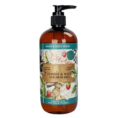 Abbildung von The English Soap Company, JASMINE &amp; WILD STRAWBERRY, Hand Body Wash 500 ml
