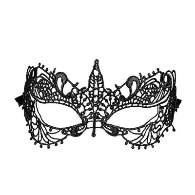 Abbildung von Widdmann Verkleidungsmaske Spitzenmaske mattgold Karneval Faschingsmaske, Venezianische Augenmaske aus Stoff