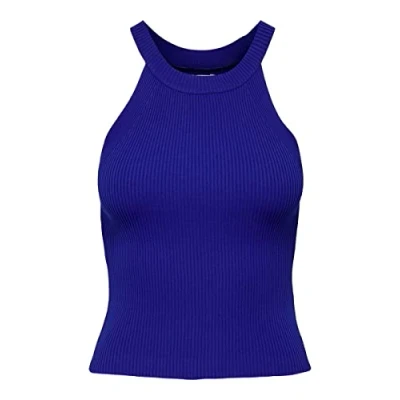 Abbildung von ONLY Damen Onledna Halterneck Top KNT Noos Pullover, Surf The Web, XL EU