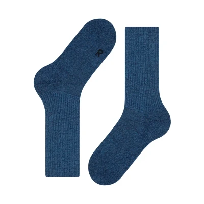 Abbildung von FALKE Unisex Socken Walkie Ergo U SO Wolle einfarbig 1 Paar, Blau (Light Denim 6660), 44 45