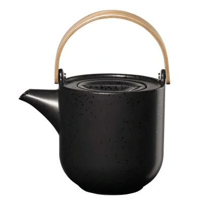 Abbildung von ASA COPPA Teekanne mit Holzgriff kuro 1,0 l