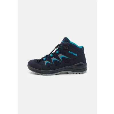 Abbildung von Lowa Innox EVO GTX JR Unisex Hikingschuh für Kinder, Größe: 29, Navy/türkis Leder und textil