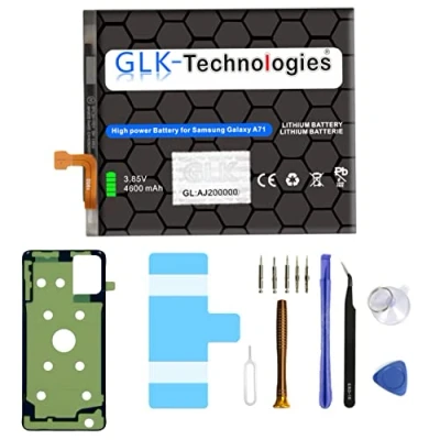 Abbildung von High Power Ersatzakku kompatibel mit Samsung Galaxy S10 Lite GLK Technologies Battery accu 4600 mAh Akku inkl. Profi Werkzeug Set Kit NUE