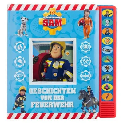 Abbildung von Feuerwehrmann Sam Geschichten von der Feuerwehr Vorlese Pappbilderbuch mit 10 fröhlichen Geräuschen