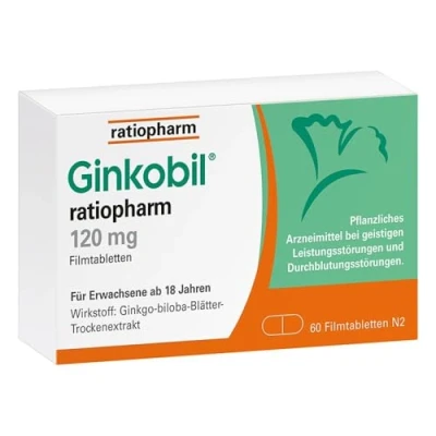 Abbildung von Ginkobil ratiopharm 120 mg Filmtabletten 200 St
