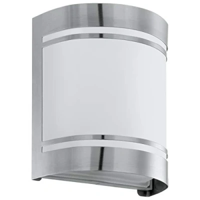 Abbildung von Eglo 30191 Aussenleuchte CERNO edelstahl, E27 max. 1X40W L:14cm H:16,5cm