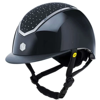 Abbildung von Charles Owen Reithelm Kylo Crystal MIPS Navy Gloss/Silver L (58 61cm) Agradi.deVerkauft von Agradi