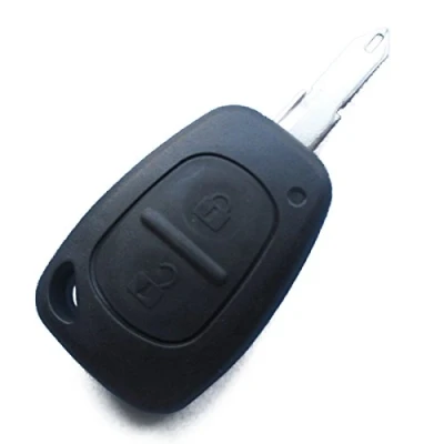 Abbildung von Ersatz Schlüsselgehäuse mit 2 Tasten Autoschlüssel Schlüssel Rohlingtyp (NE) Fernbedienung Funkschlüssel Gehäuse ohne Elektronik. INION (für Renault (KS08)