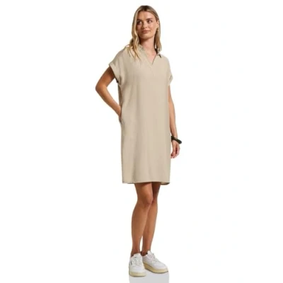 Abbildung von STREET ONE Damen A144410 T Shirt Kleid, Coastal Beige, 34