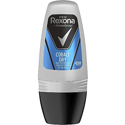Abbildung von Rexona Cobalt Dry Deodorant Roll On Anti Transpirant für Herren, 50 ml