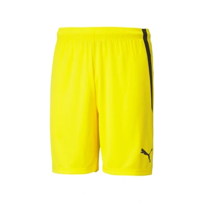 Abbildung von Puma Teamliga Football Shorts, Herren, Größe: XL, Gelbschwarz