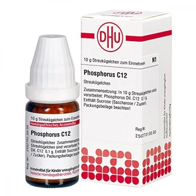 Abbildung von Phosphorus C 12 Globuli 10 g