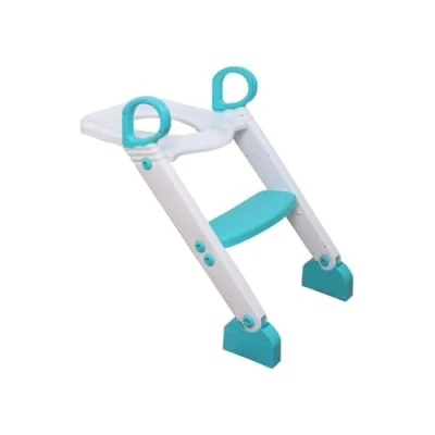 Abbildung von Dreambaby Step Up Toilettenaufsatz für Töpfchentraining, 2 stufig verstellbar, Aqua Modell G6015