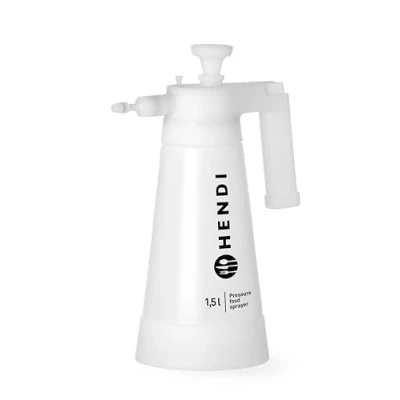 Abbildung von HENDI Druck Sprühgerät, für Lebensmittel, Drucksprüher, Sprühflasche, Öle Eiweiß Eigelb Wasser, einstellbare Düse, 1,5L, HDPE