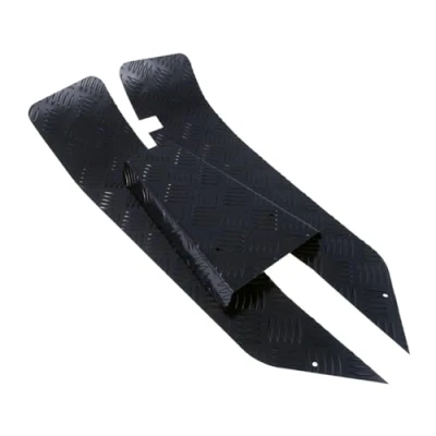 Abbildung von Riffelblechsatz SIP schwarz pulverbeschichtet 3 teilig kompatibel für VESPA PK 50 XL N V5P1 2 2T AC 89 90, XL, Elestart V5X3T 85 S, V5X2T 82 84