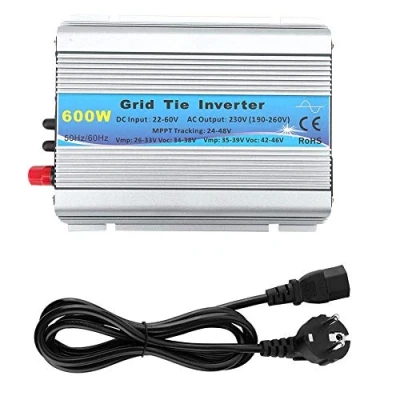 Abbildung von Y&amp;H Solar Wechselrichter,Solar Inverter 600W stapelbarer MPPT reiner Sinus Voc38 46V Eingang AC220V,für 30V 36V Solarpanel/36V Batterie