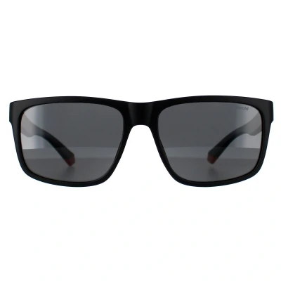 Abbildung von Polaroid Sonnenbrille, Herren, Größe: 57, Black orange
