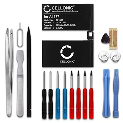 Abbildung von CELLONIC® Ersatz Akku A1577 für Apple iPad Pro 12,9&quot; (A1584 / A1652) 10030mAh + Werkzeug Set Ersatzakku Tablet PC Batterie Tabletakku, Battery