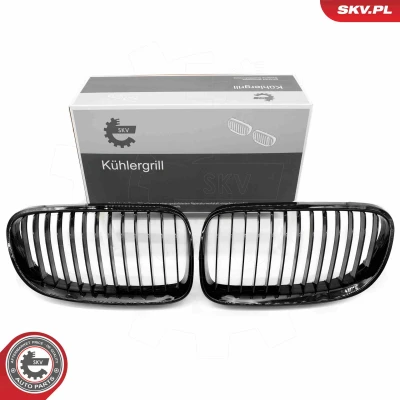 Abbildung von ESEN SKV 66SKV112 Kühlergrill schwarz, glänzend BMW: 3 Cabrio, Coupe