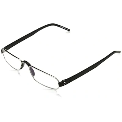 Abbildung von Rodenstock Unisex Leesbril Proread R2180 Lesehilfe bei Weitsichtigkeit Brille mit leichtem Edelstahlgestell 1 5 2, Grau, 0 EU