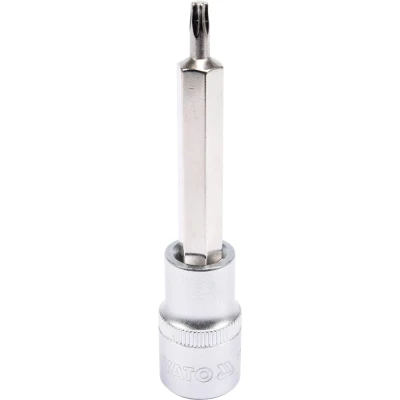 Abbildung von YATO YT 04321 Steckschlüsseleinsatz 1/2&quot; 3120 T25 Chrom Vanadium Stahl Torx
