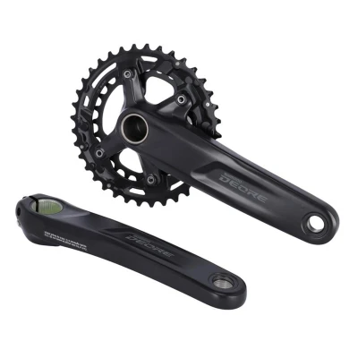 Abbildung von Shimano Unisex Erwachsene Deore Kurbelgarnitur, Schwarz, 11 Fach