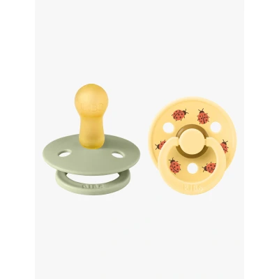 Abbildung von BIBS Studio Colour Ladybug Schnuller 2er Pack Latex Größe 2, Sage